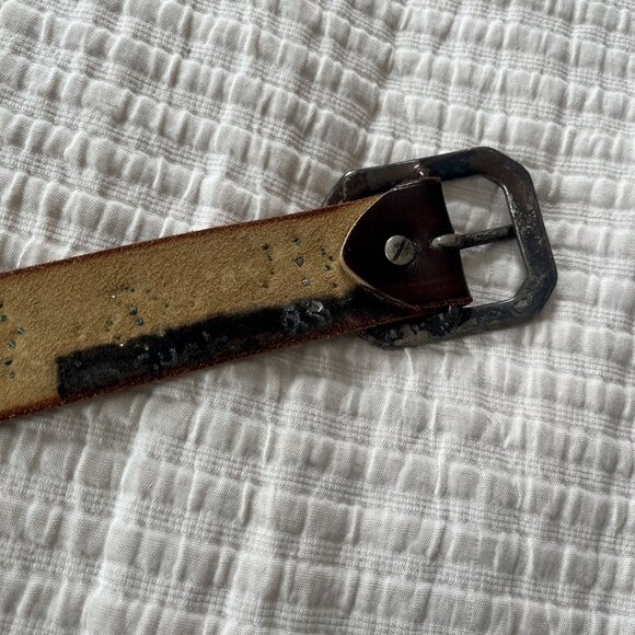 Vintage Old Stud Women's Leather Belt -XS - Picture 5 of 9